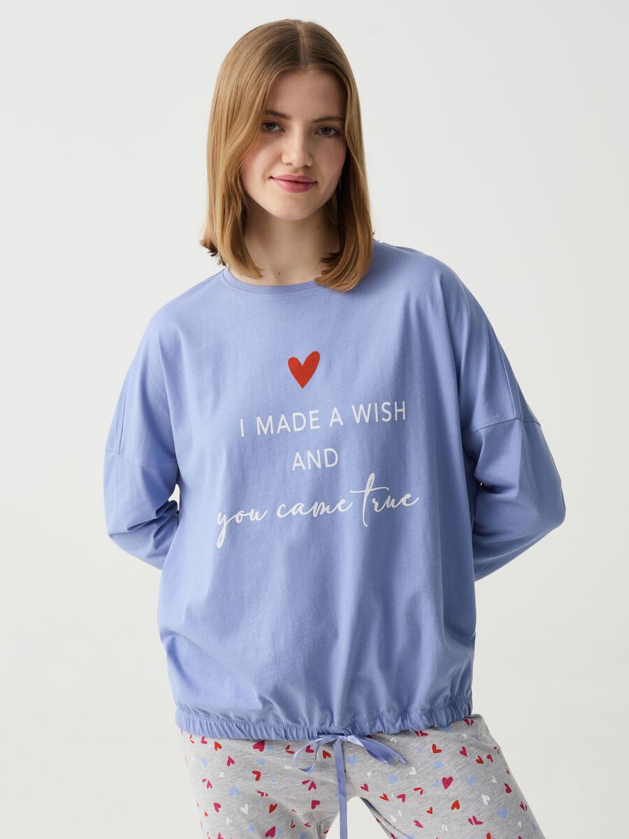 Long pyjamas with hearts print_1