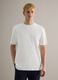 White cotton crew neck T-shirt, regular fit_2