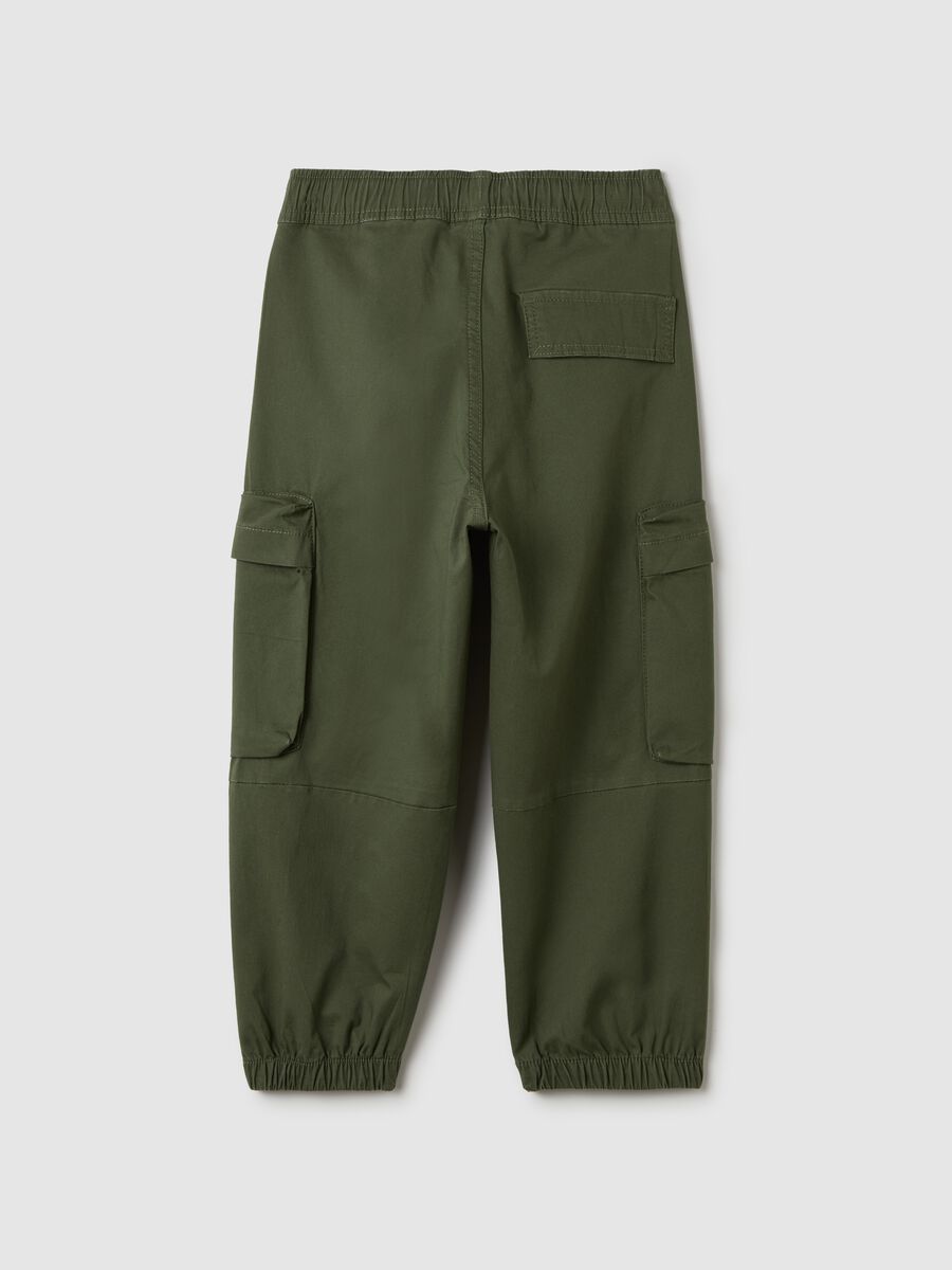 Parachute joggers with drawstring_1