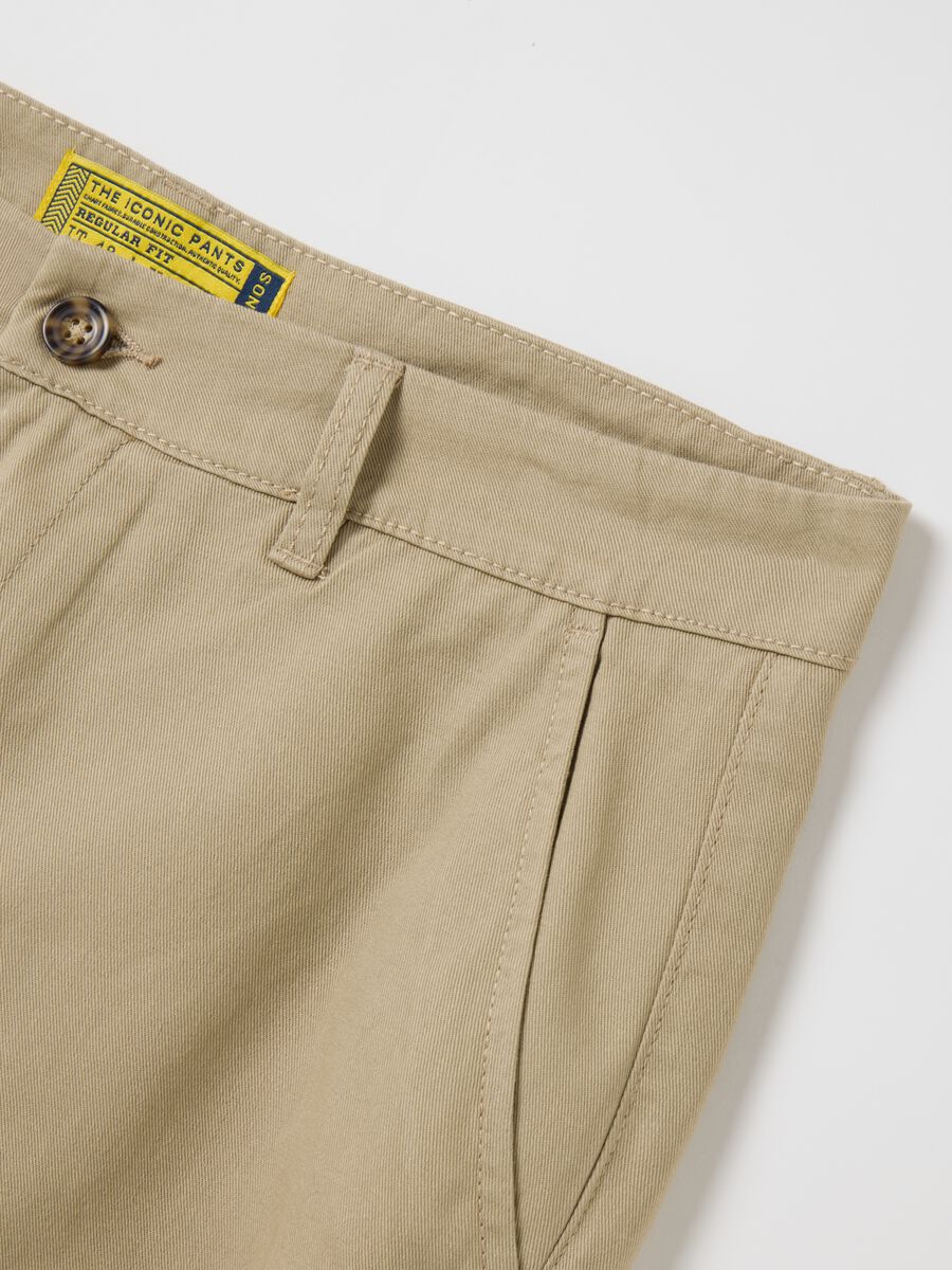 Beige Cotton Shorts by Ovs_5