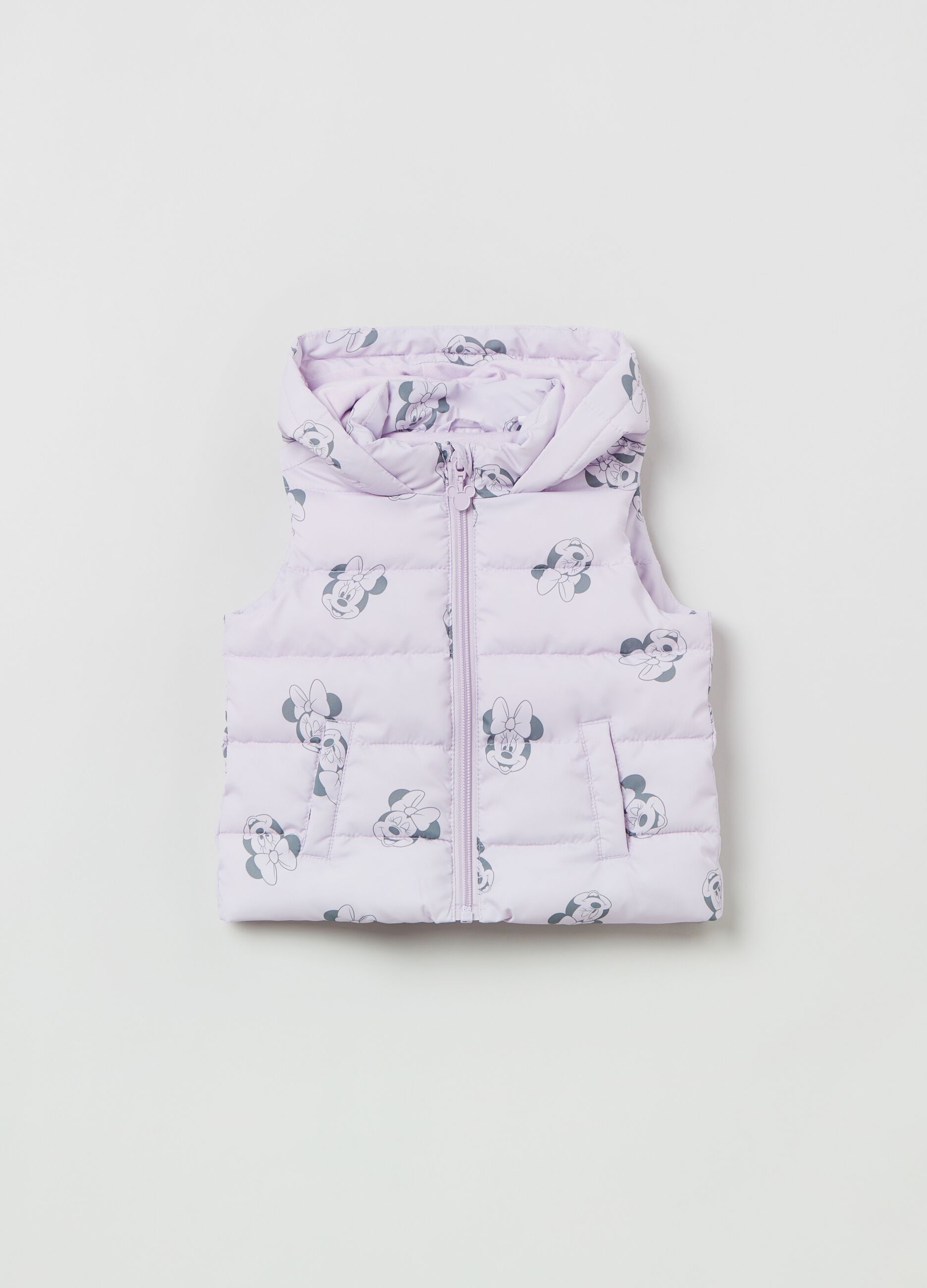 Gilet full-zip con stampa Disney Baby Minnie