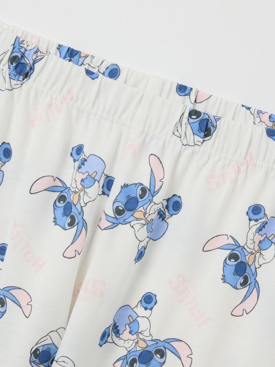 Pigiama da bambina in puro cotone multicolor con stampa_3