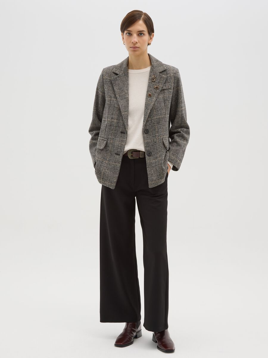 Giacca a quadri multicolor regular fit_1