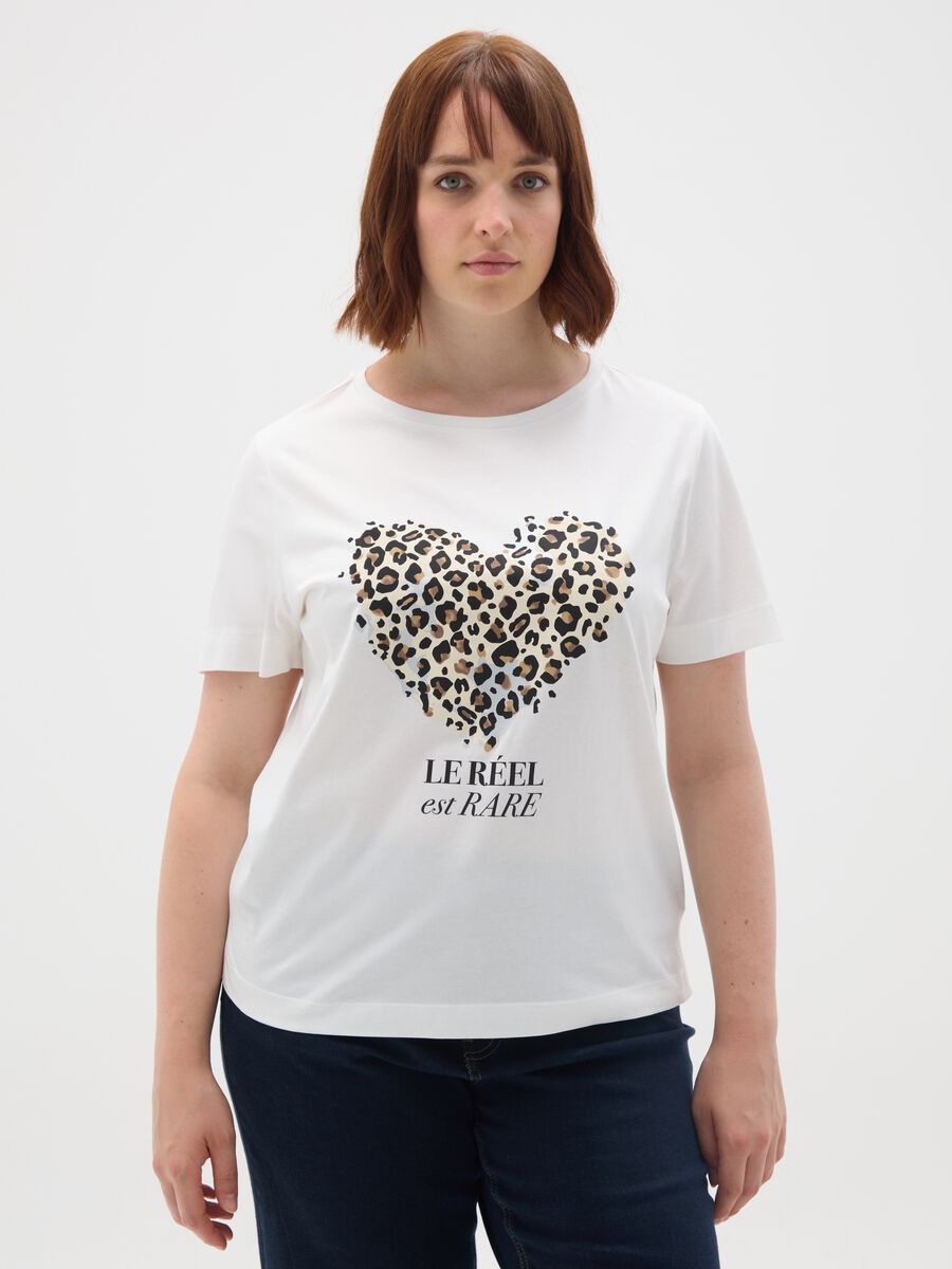 Women's White Pure Cotton T-shirt_0