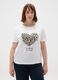 Women's White Pure Cotton T-shirt_1