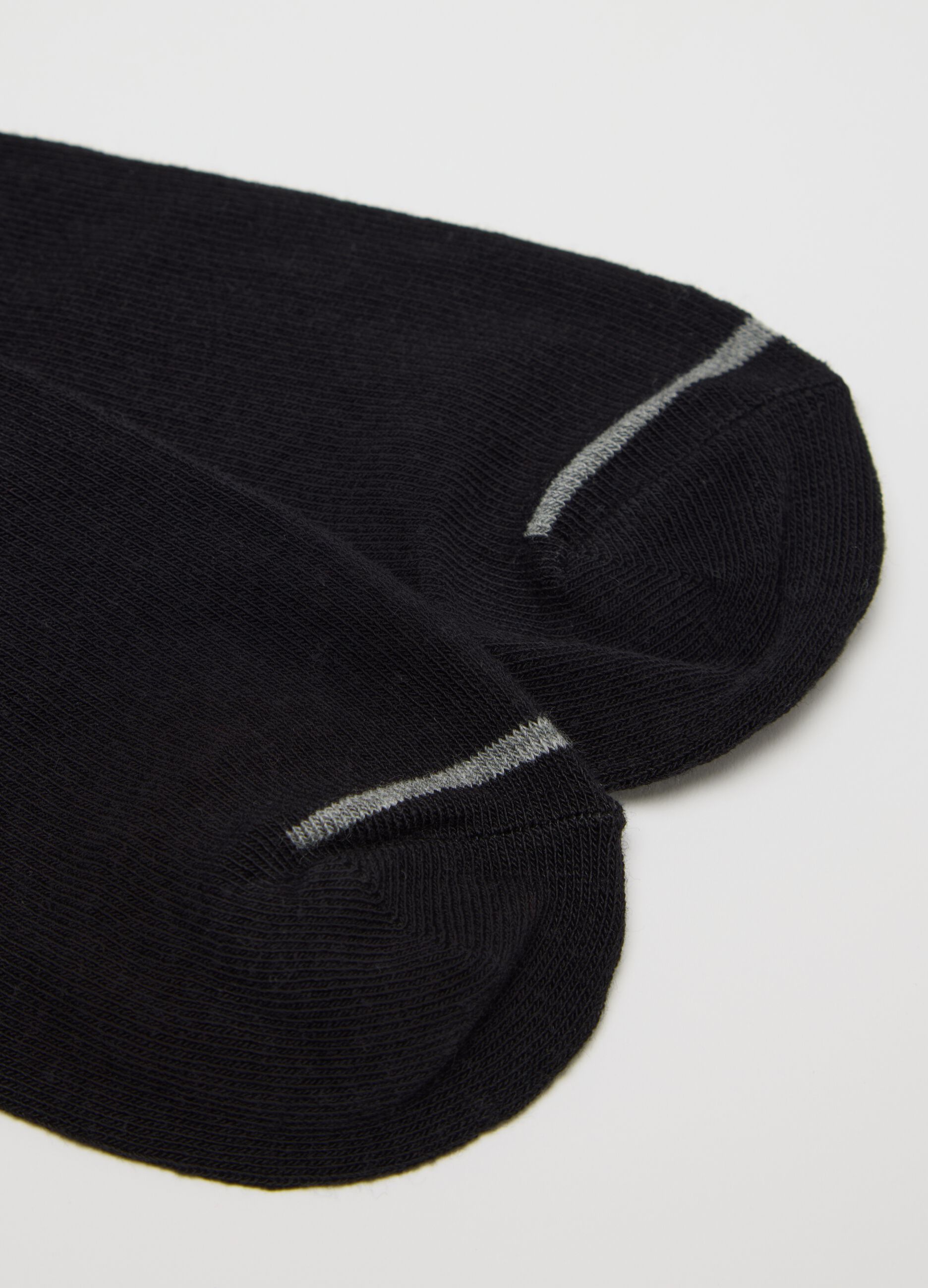 Five-pair pack grey stretch shoe liners