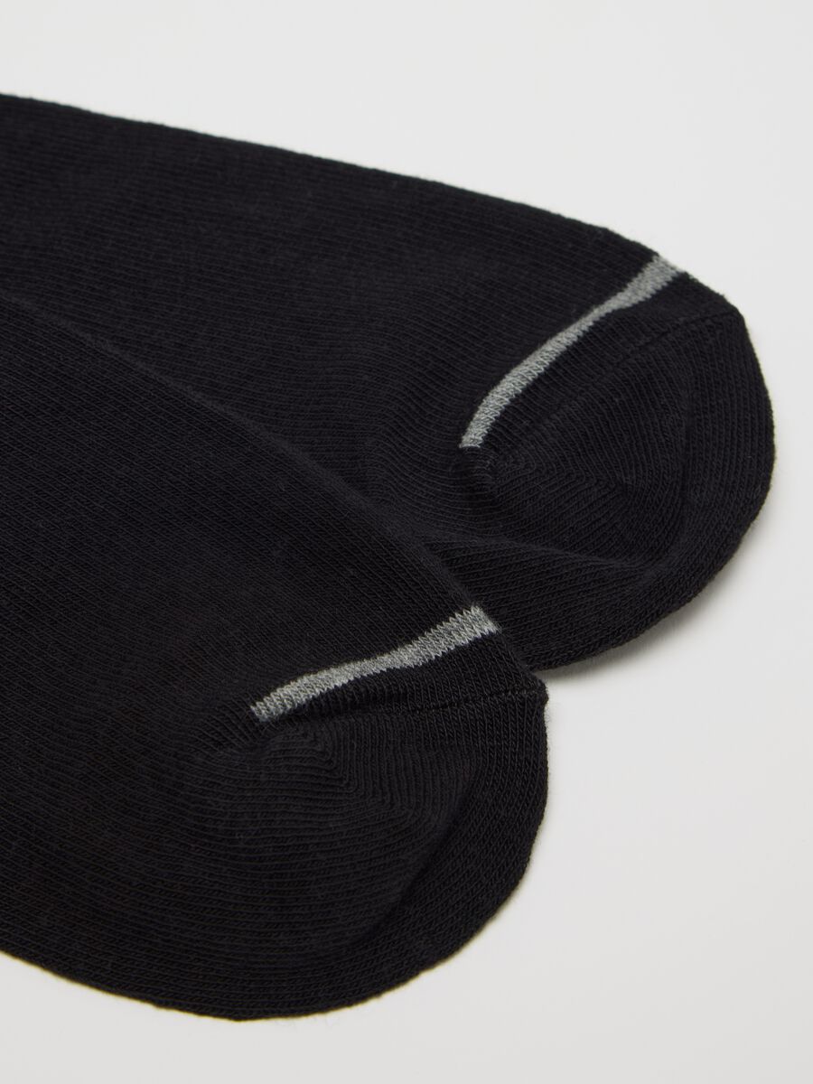 Five-pair pack grey stretch shoe liners_2