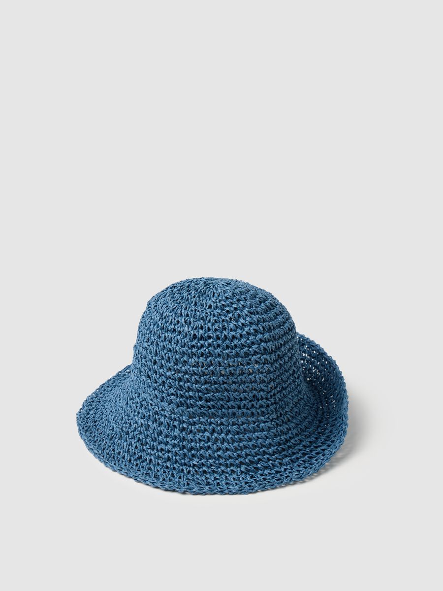 Knitted textile paper hat_1