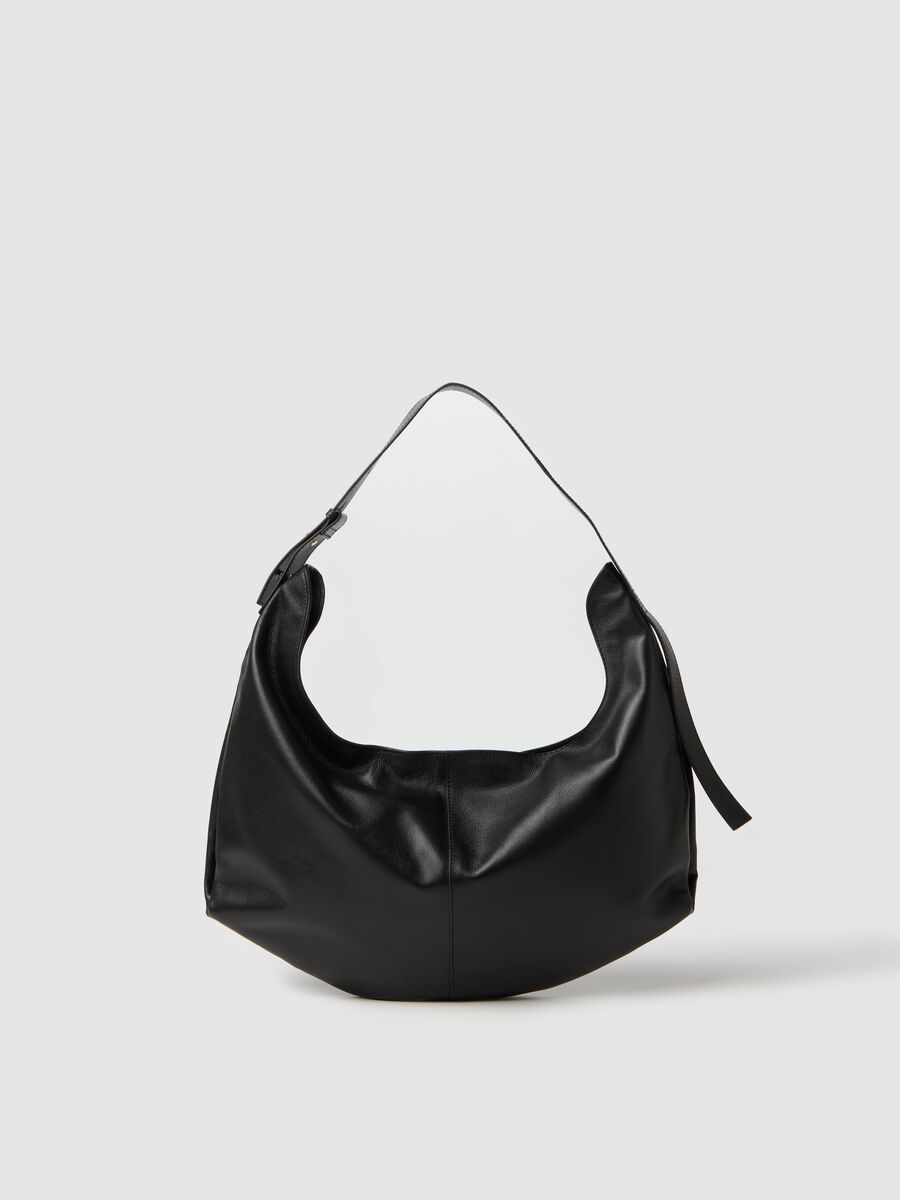 Hobo bag in leather_0