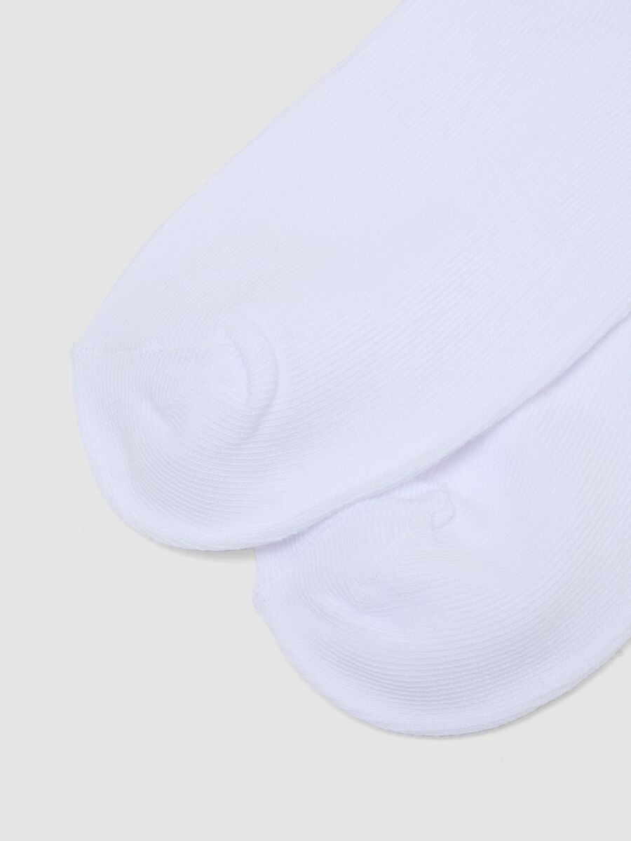 Seven-pack of white organic cotton socks_1