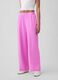Cotton-blend palazzo trousers_1