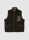 Black sherpa gilet_4