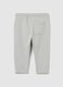 Toddler Grey Regular Fit Cotton Short Jogger Trousers_1