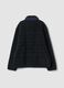 Blue and black checked sherpa-collar sweatshirt, regular fit_2