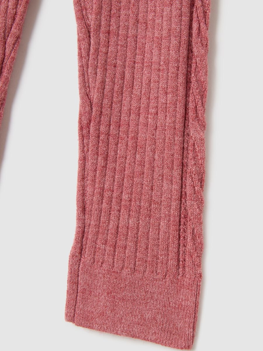 Leggings bimba rosa regular fit_3