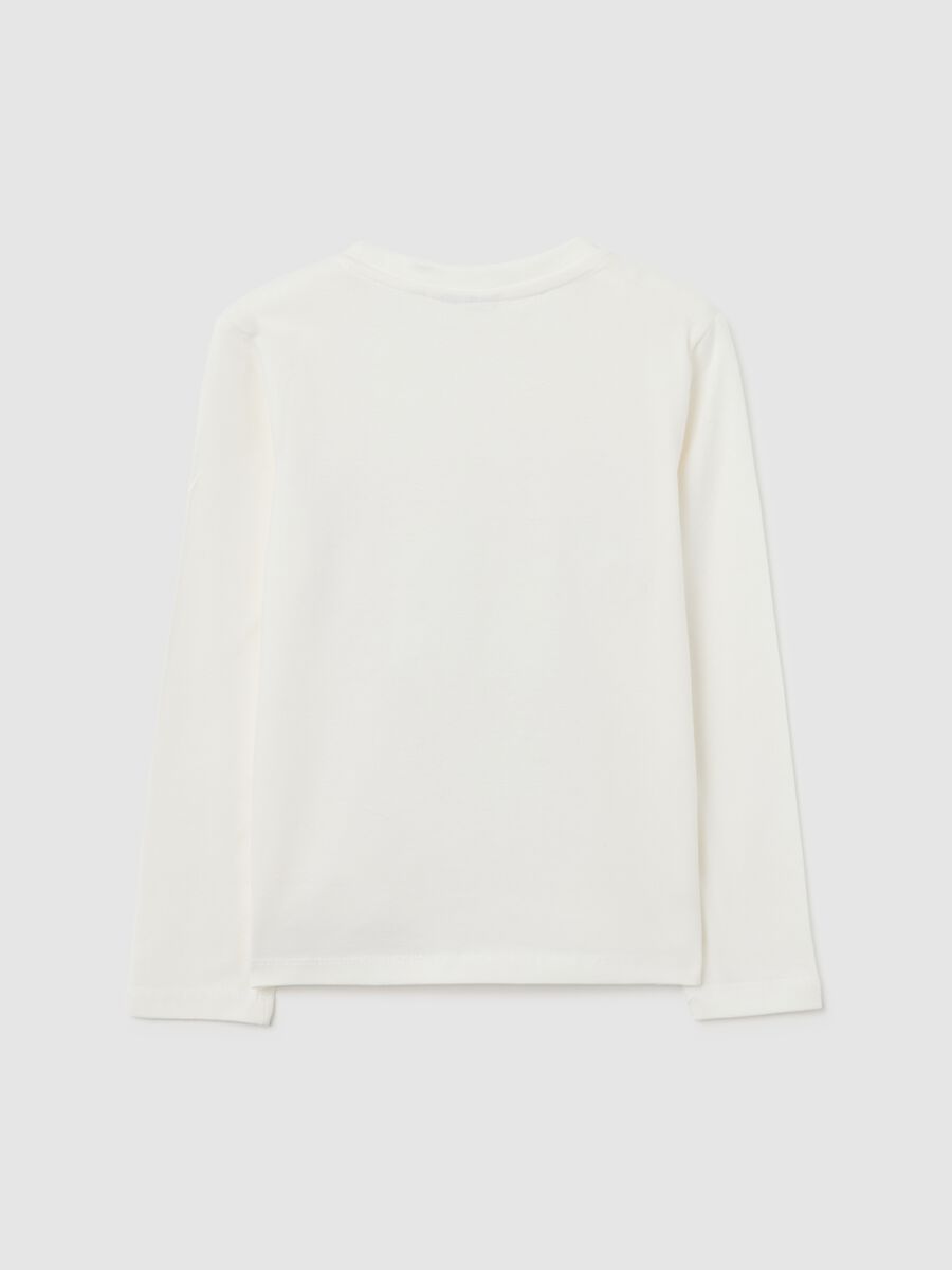 T-shirt da bambina in misto cotone bianca di Hello Kitty_1