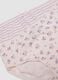 Multipack of five pink organic cotton jersey briefs for baby and toddler girls_3