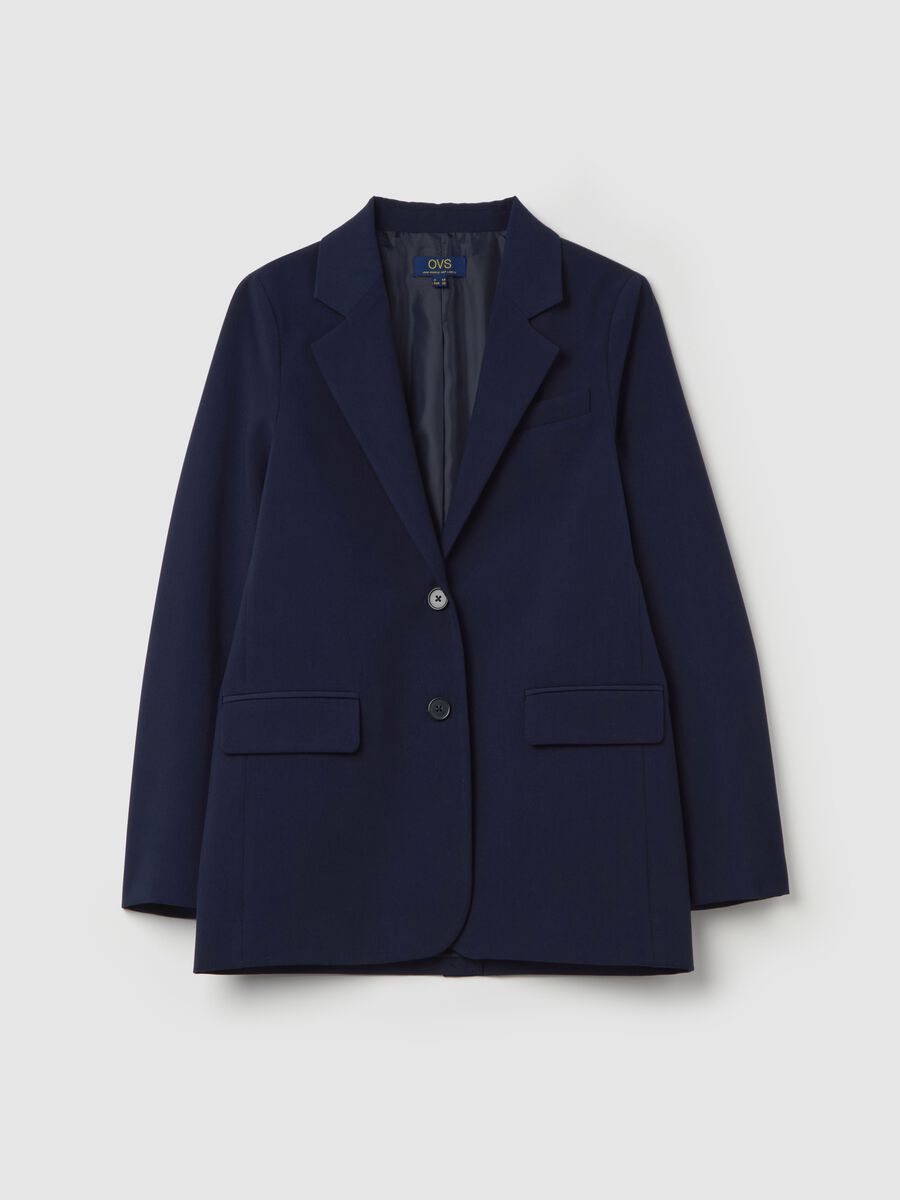 Stretch single-breasted blazer_4