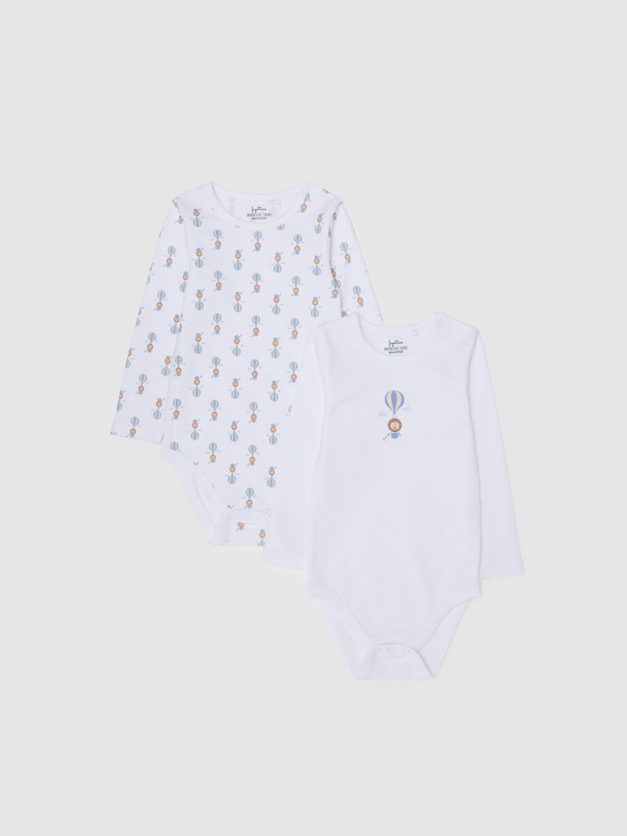 White cotton baby bodysuit_0