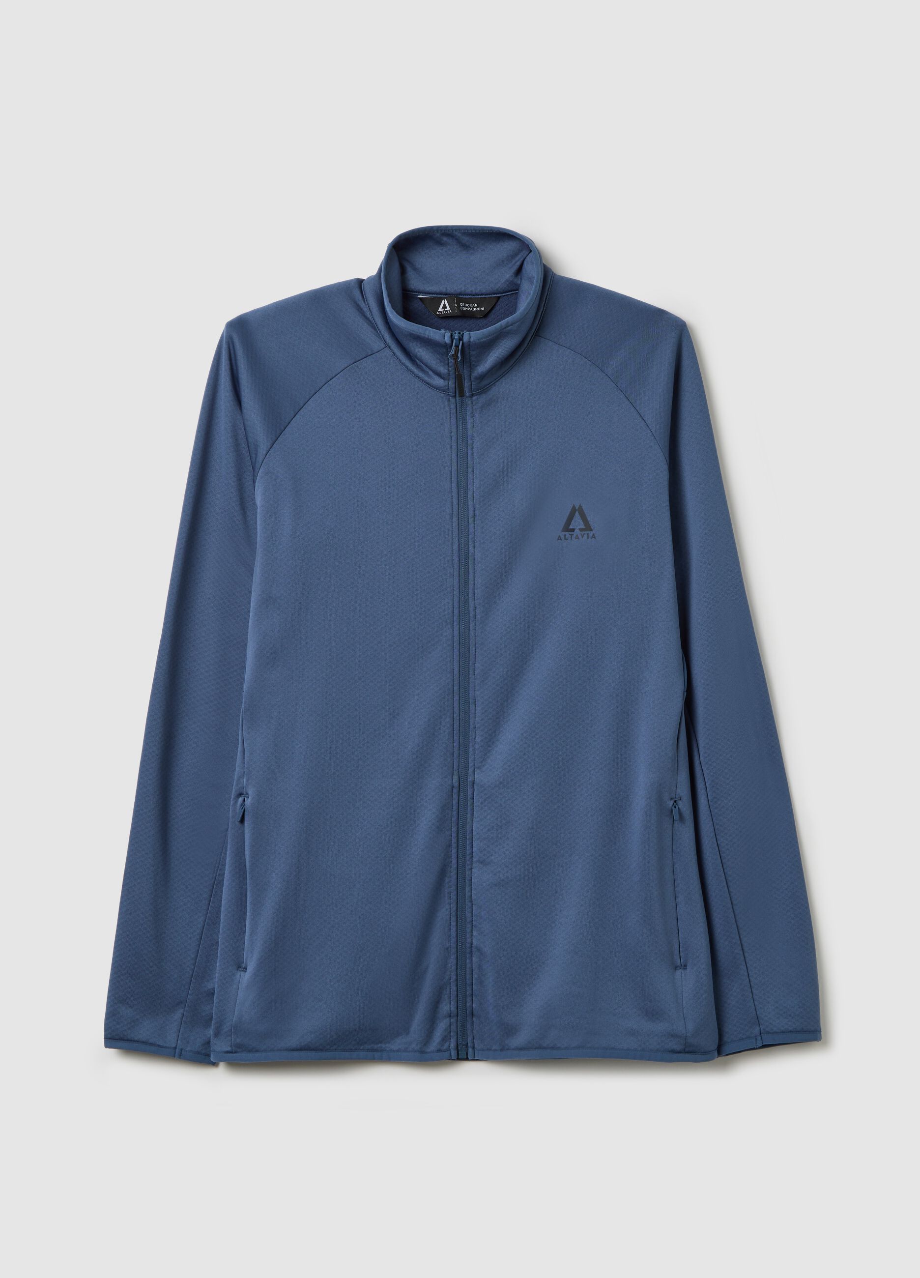 ALTAVIA WITH DEBORAH COMPAGNONI full-zip sweatshirt in technical fabric