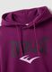 Purple regular fit cotton blend sweatshirt_5
