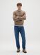 Regular Fit Beige Jumper_0