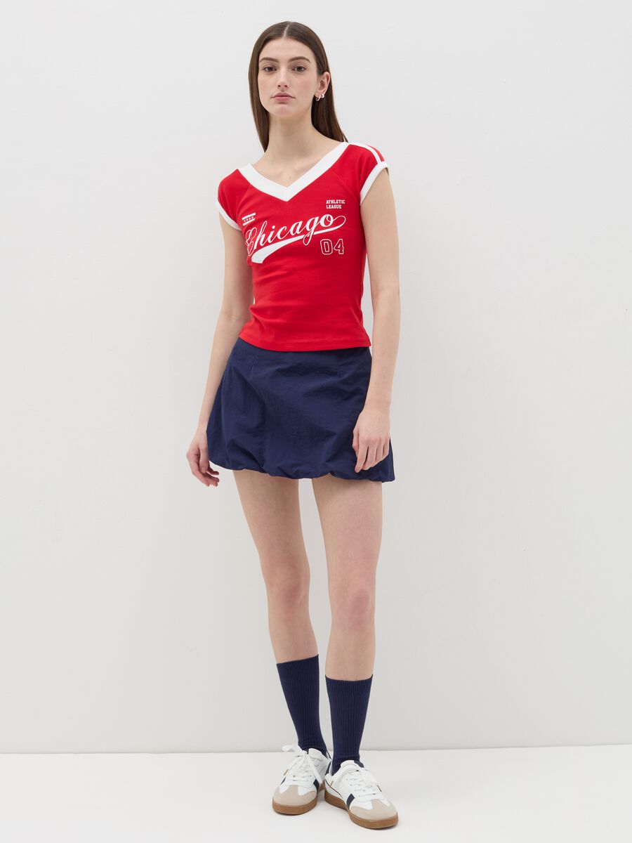 T-shirt with side bands_1
