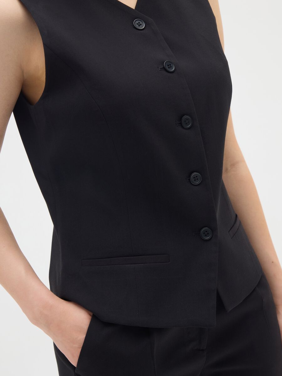 Black Blazer Regular Fit_3