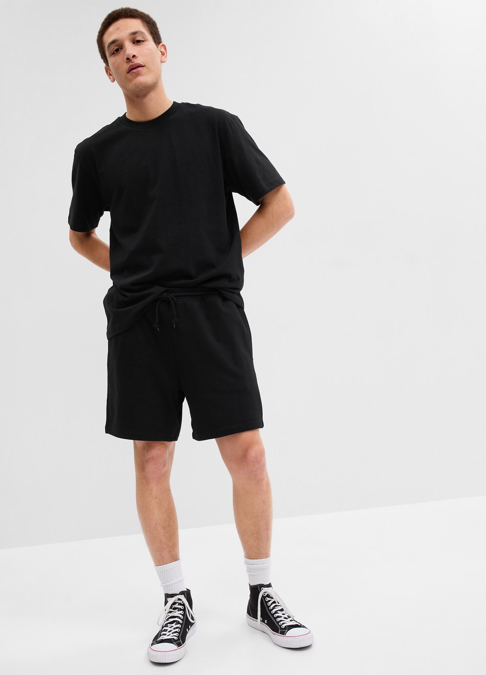 French terry shorts