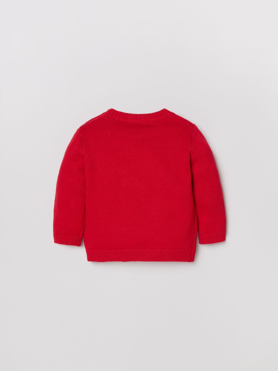 Christmas Jumper con orsetto boucle_1