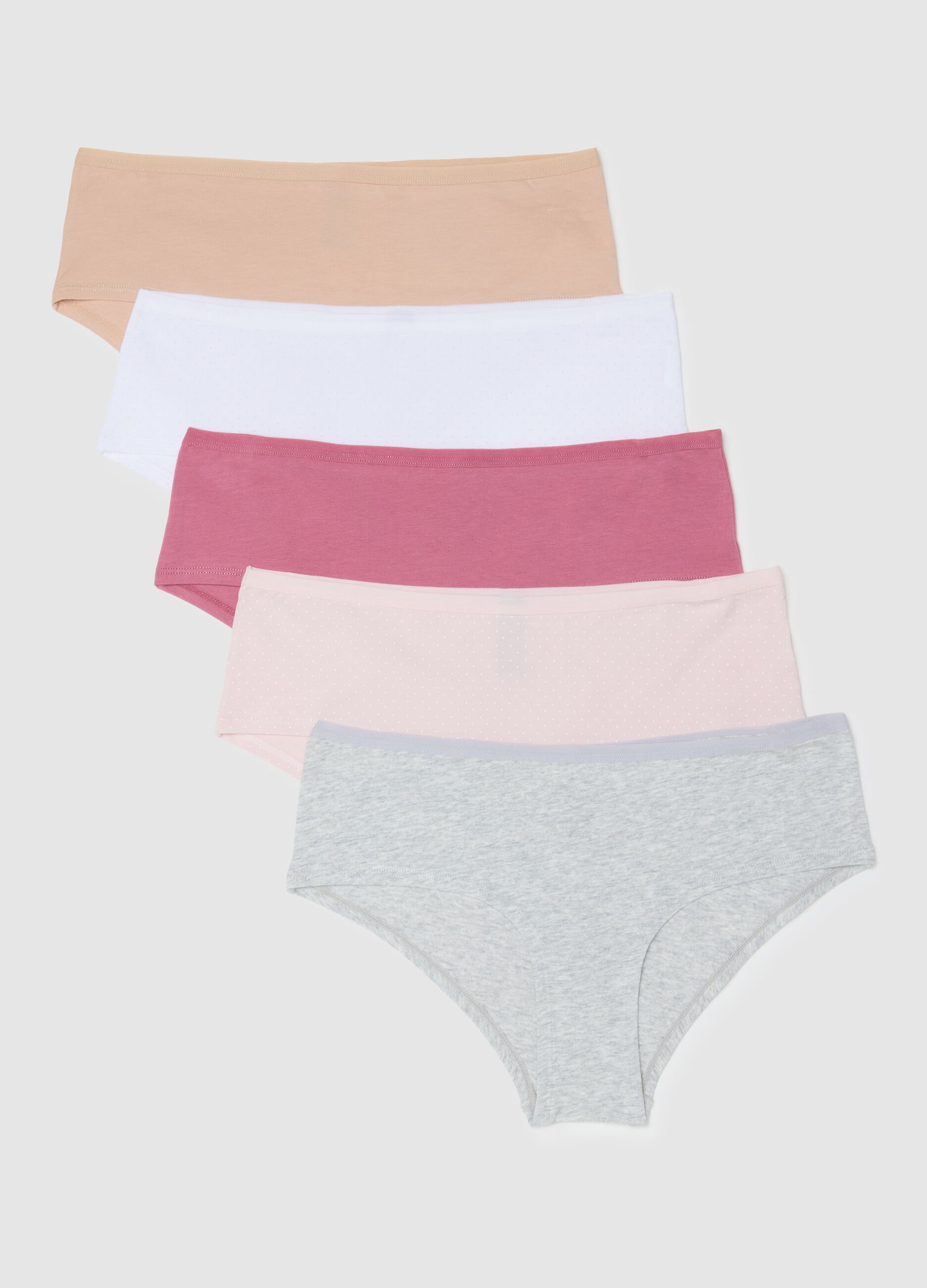 Multipack multicolour briefs in stretch cotton regular fit