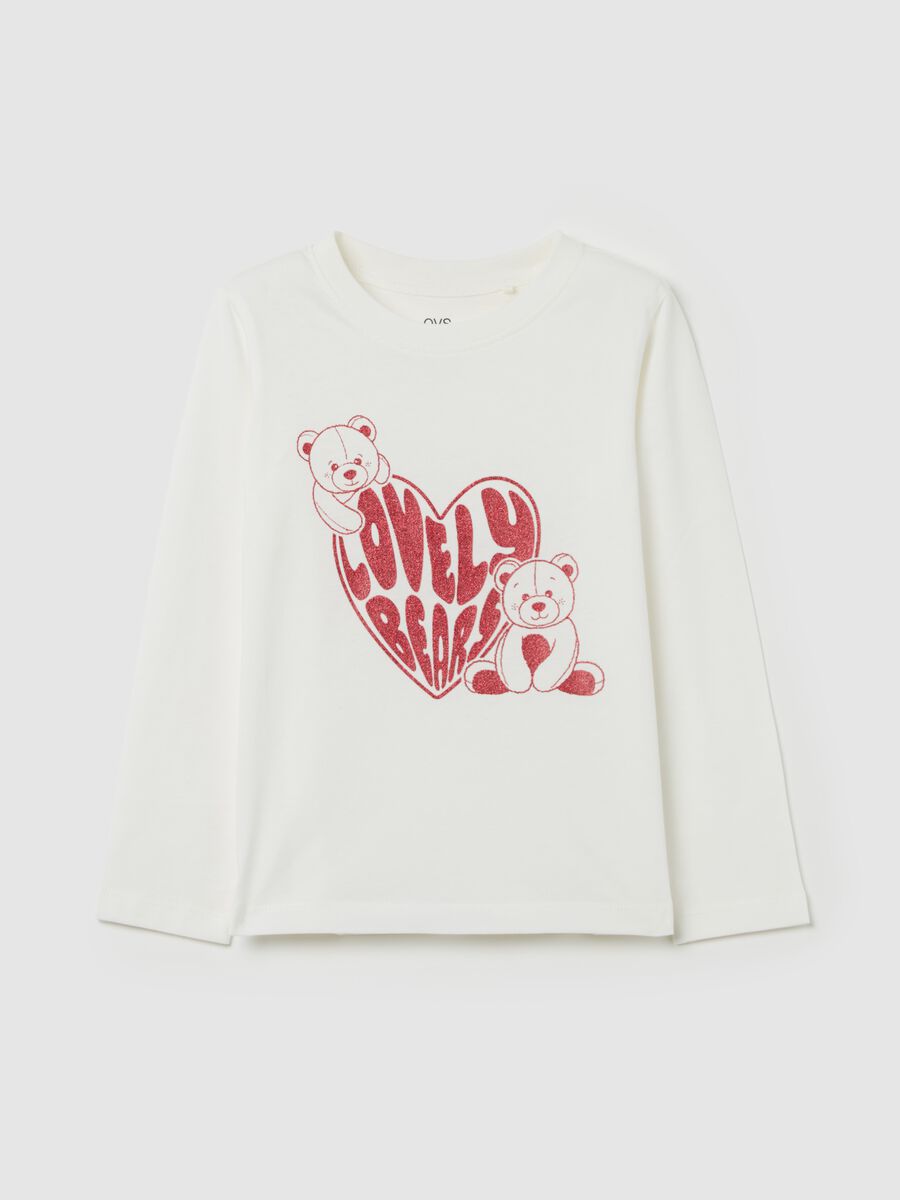 "Lovely Bears” teddy bears T-shirt with long sleeves_0