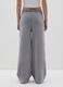 Grey stretchy cotton trousers with relaxed fit_2