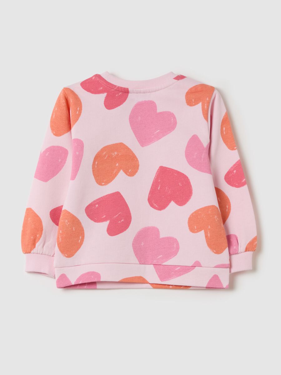 French terry sweatshirt with print_1