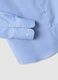 Light blue shirt with French collar in pure cotton regular fit_5