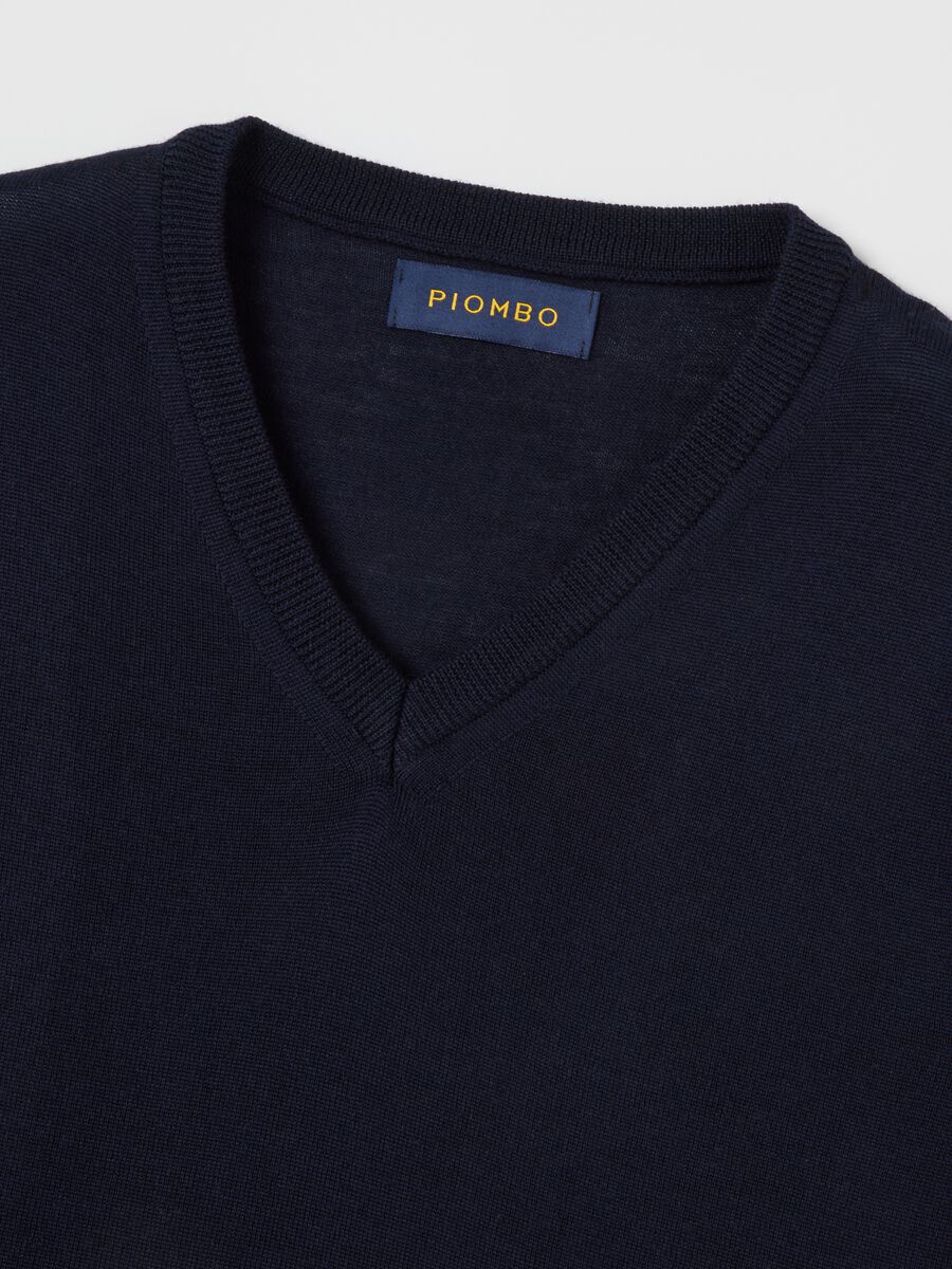 Merino Wool Blue Vest_5