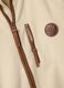 Beige heavyweight jacket with zip and contrast trims_1