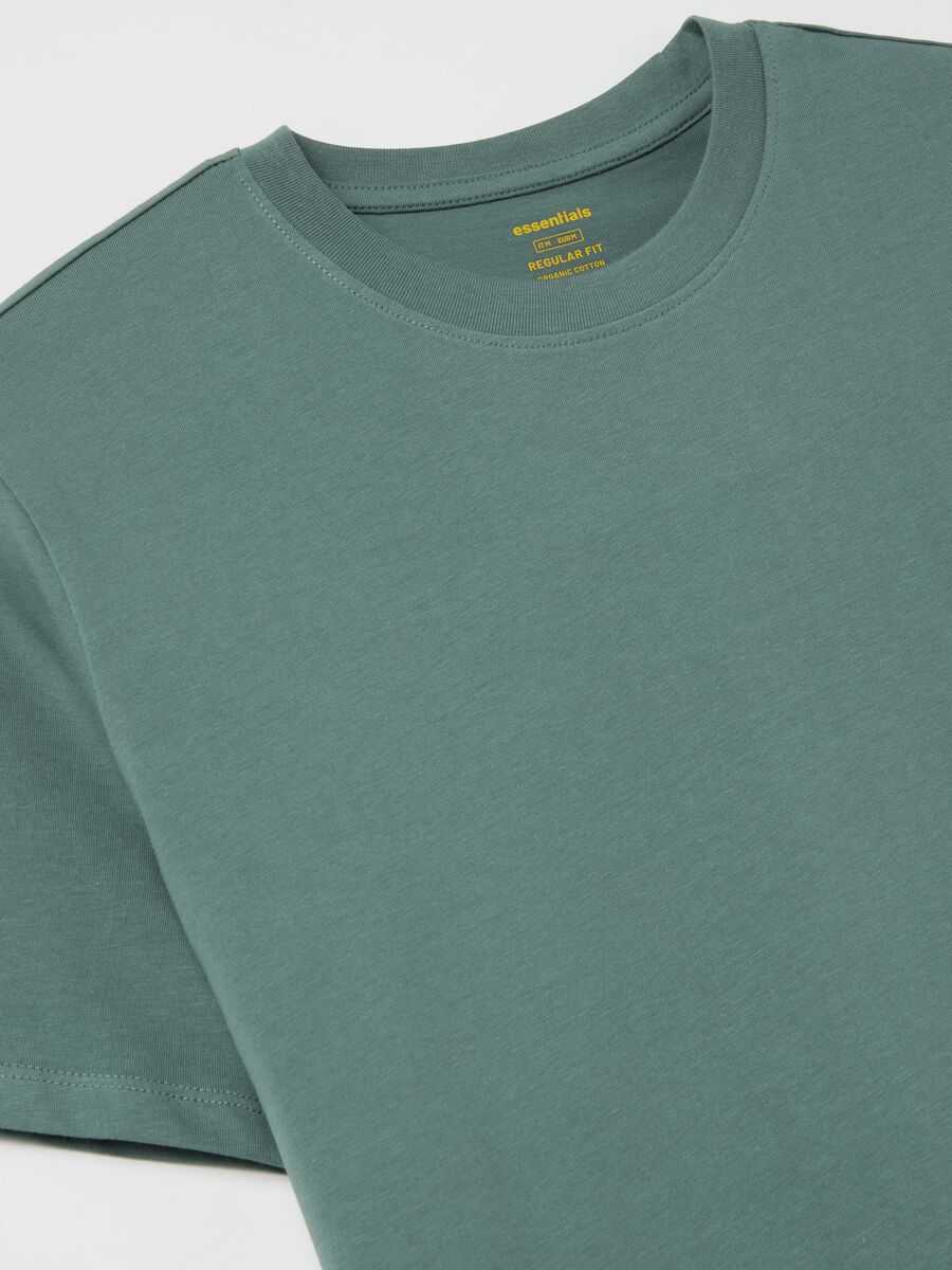 Organic cotton T-shirt with round neck_5