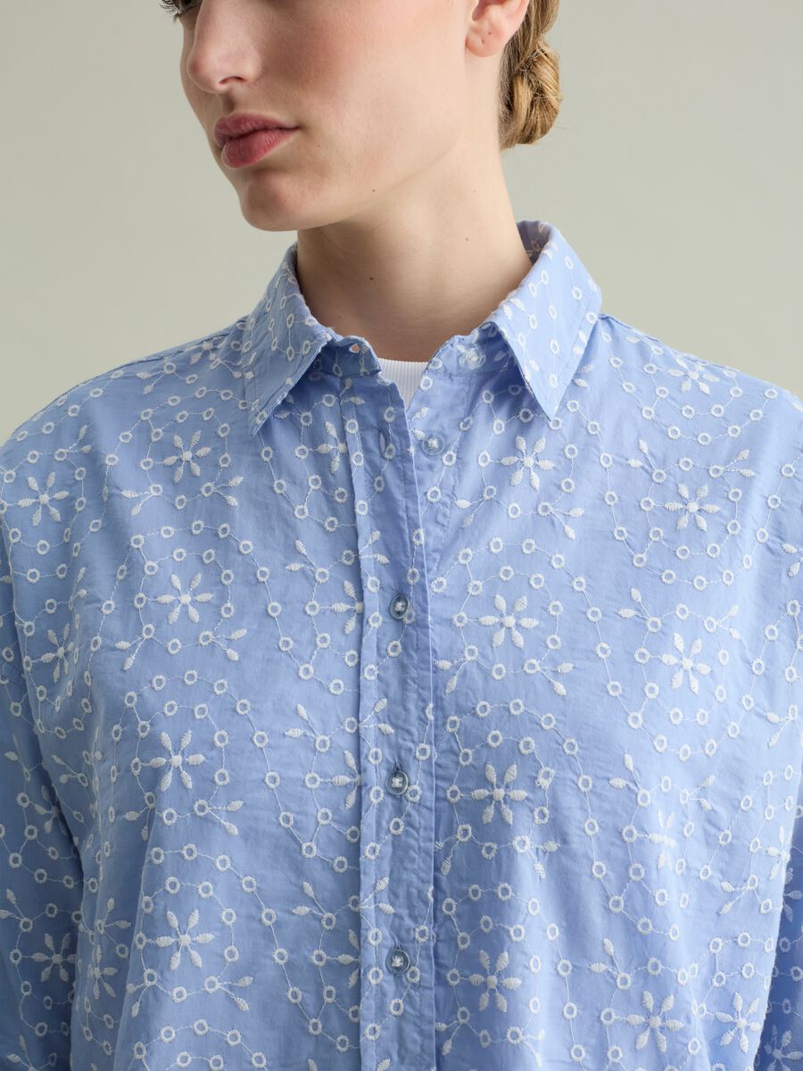Shirt in broderie anglaise lace_2