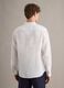 Camicia bianca in puro lino con collo coreano_3