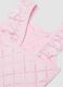 Pink ruffle swimsuit in stretchy fabric_3