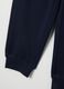 Pantaloni da bambino in puro cotone blu regular fit_3