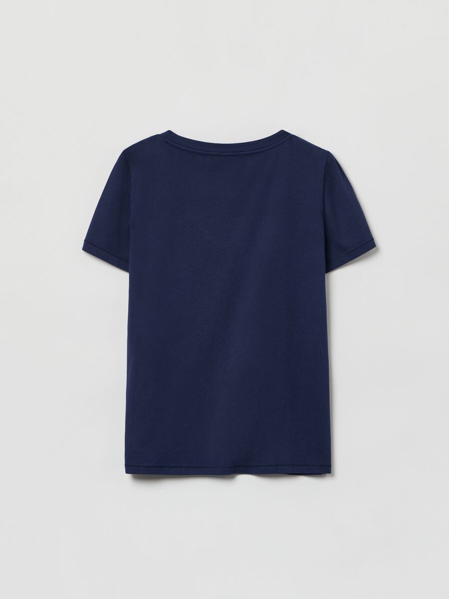 Organic cotton T-shirt with V neck_2