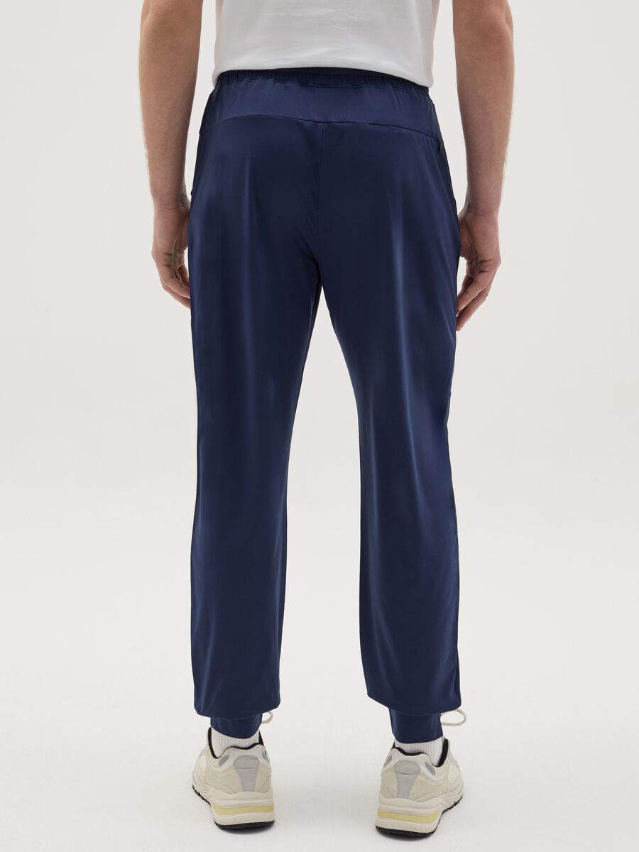 Technical fabric joggers with drawstring_2