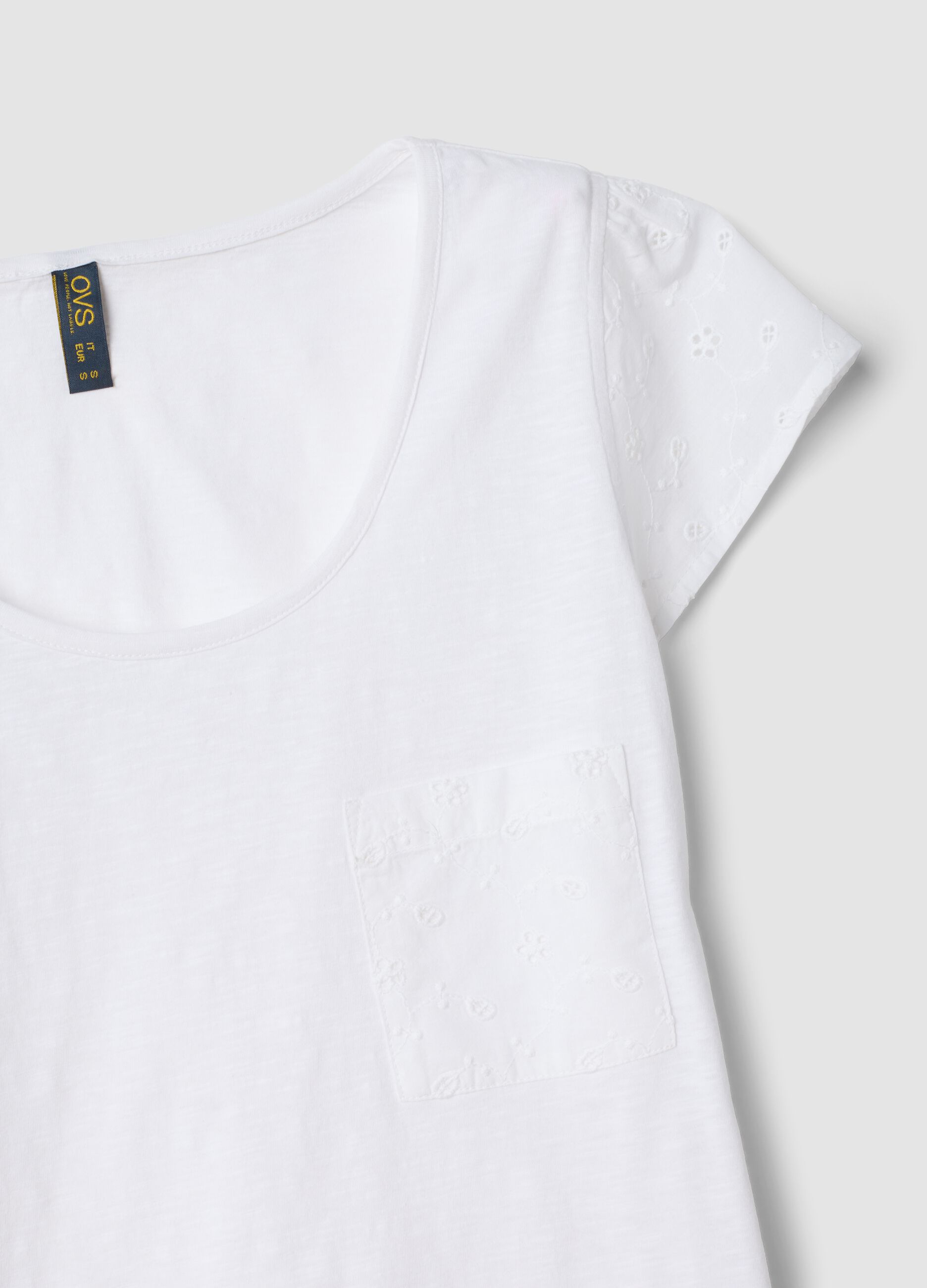 White organic cotton pyjama set