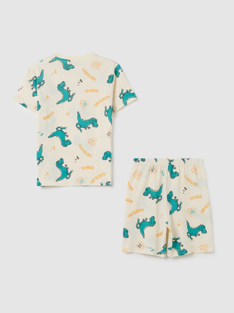 Children's pyjama in pure multicolour cotton regular fit_1