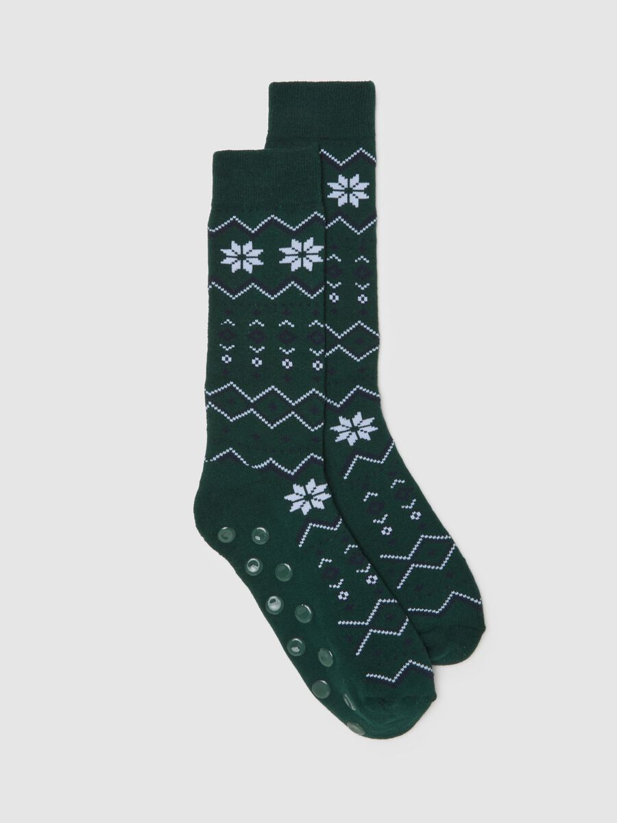 Multicolour Christmas Cotton Blend Socks_0