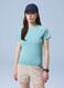 T-shirt tecnica verde in tessuto elasticizzato ALTAVIA SAILING_2