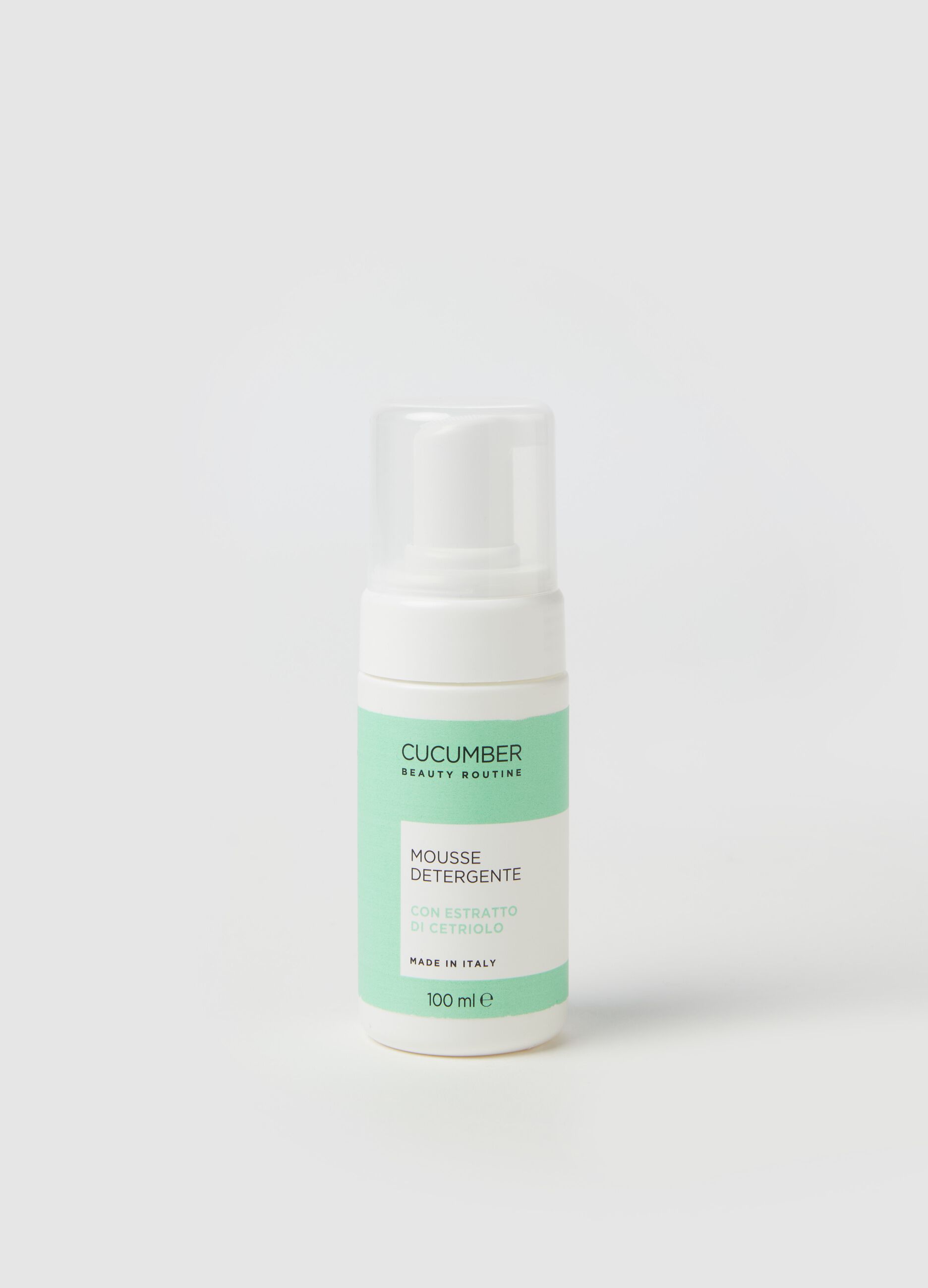 Cucumber cleansing mousse