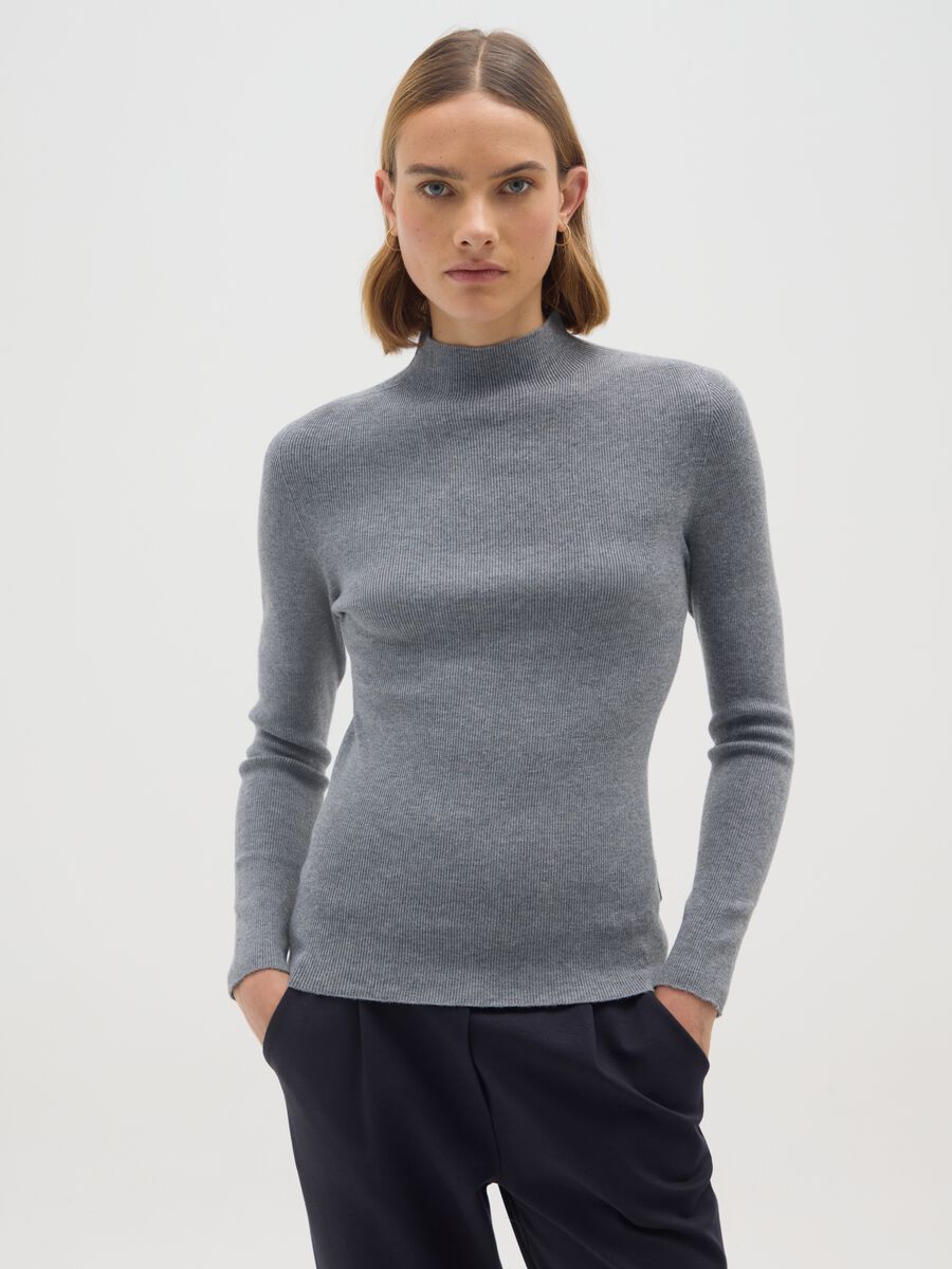 Maglione grigio regular fit_0